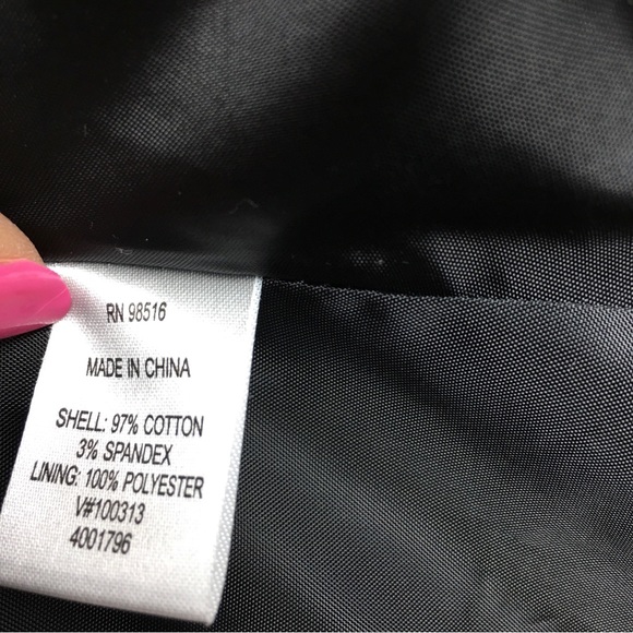 Coldwater Creek Women's Zip Front Floral Jacket 3/4 Sleeve Size 10 Petite - Picture 10 of 12